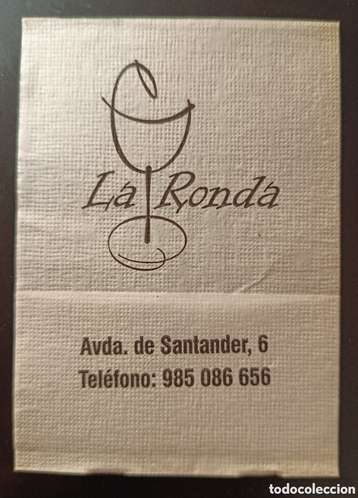 Altri oggetti di carta: SERVILLETA DE PAPEL LA RONDA/OVIEDO