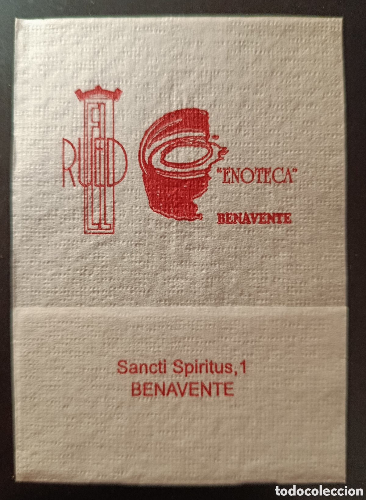 Altri oggetti di carta: SERVILLETA DE PAPEL EL RUEDO/BENAVENTE