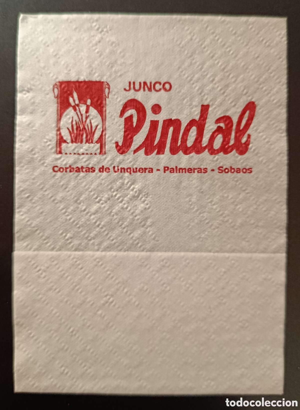 Otros art&iacute;culos de coleccionismo en papel: SERVILLETA DE PAPEL PINDAL/CANTABRIA