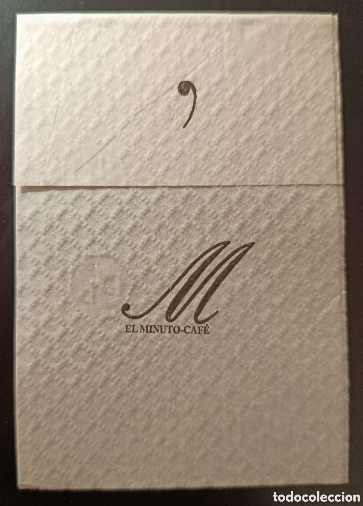 Altri oggetti di carta: SERVILLETA DE PAPEL CAF&Eacute; EL MINUTO/VALLADOLID