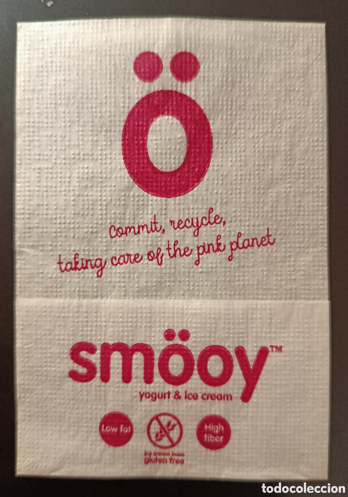 Otros art&iacute;culos de coleccionismo en papel: SERVILLETA DE PAPEL SM&Ouml;OY