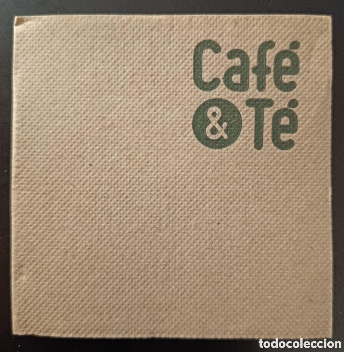 Otros art&iacute;culos de coleccionismo en papel: SERVILLETA DE PAPEL CAF&Eacute; & T&Eacute;