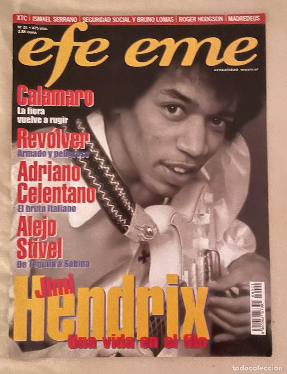 Otros art&iacute;culos de coleccionismo en papel: Revista Efe Eme (N&ordm; 21) - Jimi Hendrix