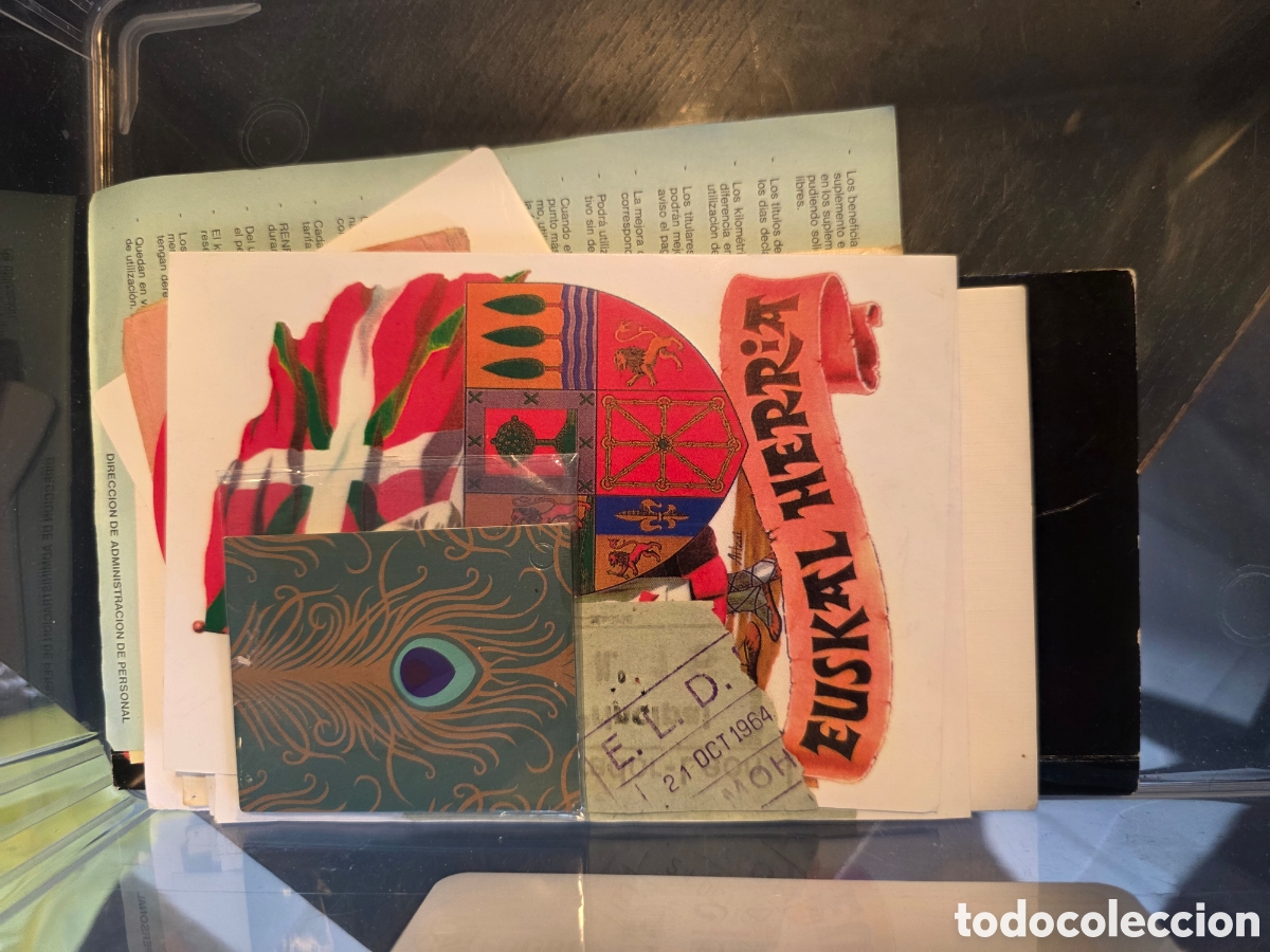 Otros art&iacute;culos de coleccionismo en papel: CAJA DE COSAS VARIADAS DE PAPEL...LEER - Foto 4