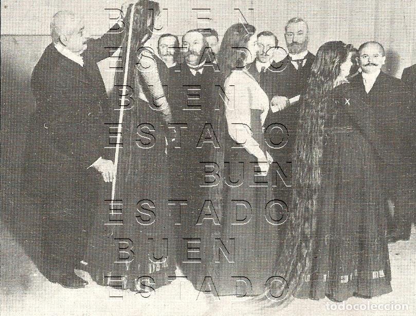 Otros art&iacute;culos de coleccionismo en papel: CABELLERA MAS LARGA CONCURSO BERLIN COSTUMBRISMO 10X8 CLIPPING MUY ANTIGUO M54