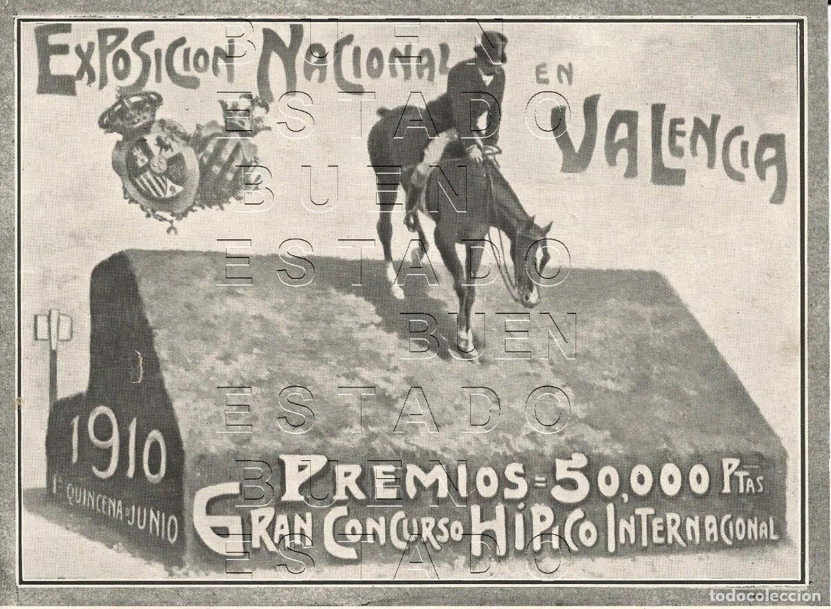 Outros artigos de papel: VALENCIA EXPOSICION NACIONAL CONCURSO HIPICO 20X14 CLIPPING MUY ANTIGUO M55