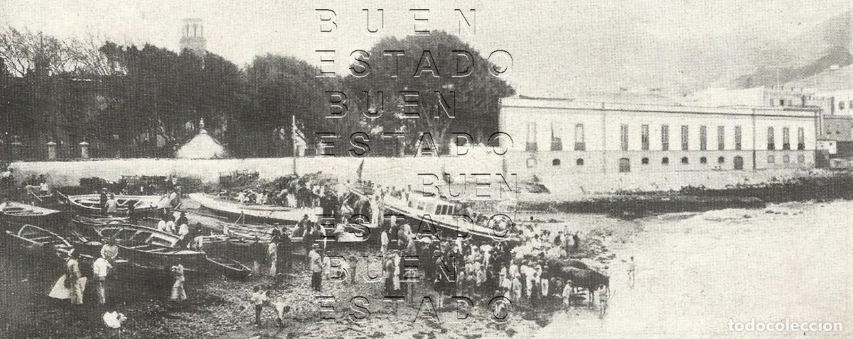 Collectionnisme Papier divers: SANTA CRUZ DE TENERIFE BOTADURA DE BARCAS A MOTOR 21X8 CLIPPING MUY ANTIGUO M55