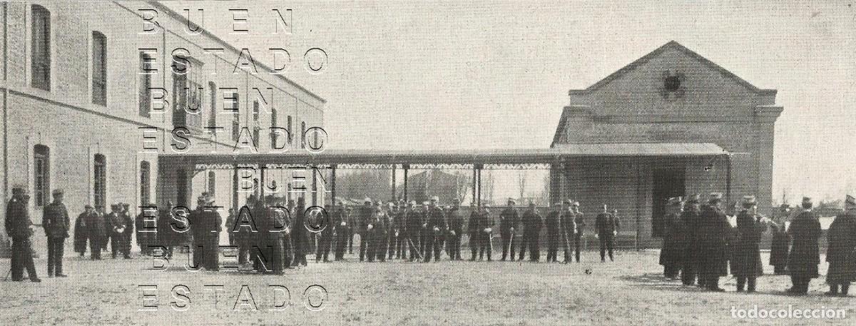 Collectionnisme Papier divers: LOGRO&Ntilde;O HOSPITAL MILITAR 20X8 CLIPPING MUY ANTIGUO M55
