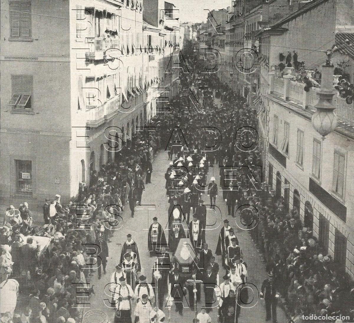 Otros art&iacute;culos de coleccionismo en papel: GIBRALTAR ENTIERRO OBISPO 21X18 CLIPPING MUY ANTIGUO M55
