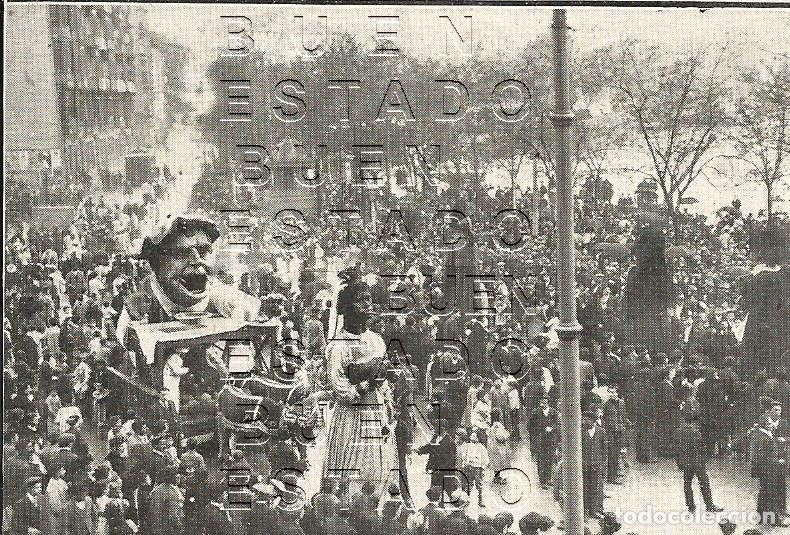 Otros art&iacute;culos de coleccionismo en papel: BILBAO FIESTA DEL DOS DE MAYO 9X7 CLIPPING MUY ANTIGUO M55