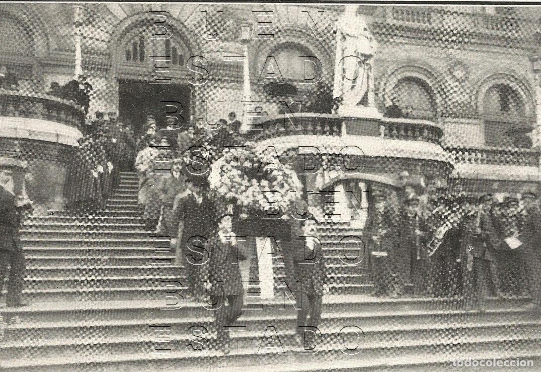 Otros art&iacute;culos de coleccionismo en papel: BILBAO GREGORIO CORONA DE LA JUVENTUD LIBERAL 14X9 CLIPPING MUY ANTIGUO M55