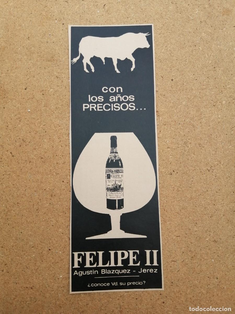 Otros art&iacute;culos de coleccionismo en papel: ANUNCIO. CO&Ntilde;AC FELIPE II