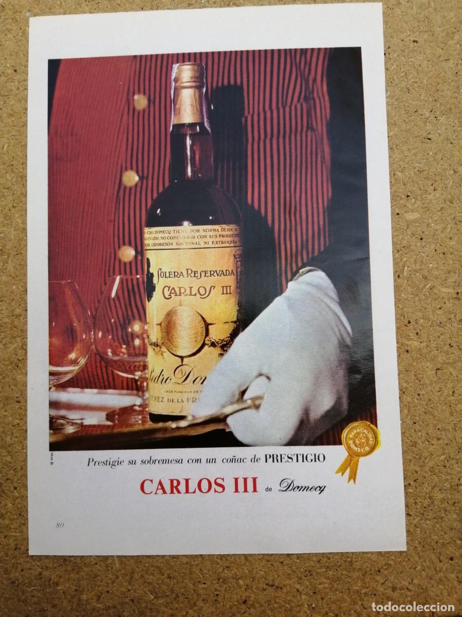Otros art&iacute;culos de coleccionismo en papel: ANUNCIO. BRANDY CARLOS III
