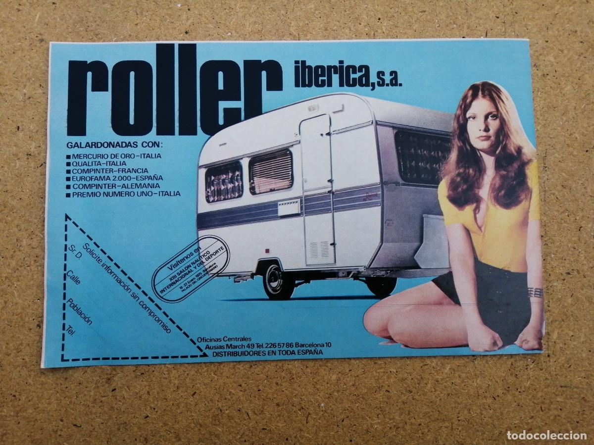 Otros art&iacute;culos de coleccionismo en papel: ANUNCIO. ROLLER IBERICA S.A. CARAVANAS