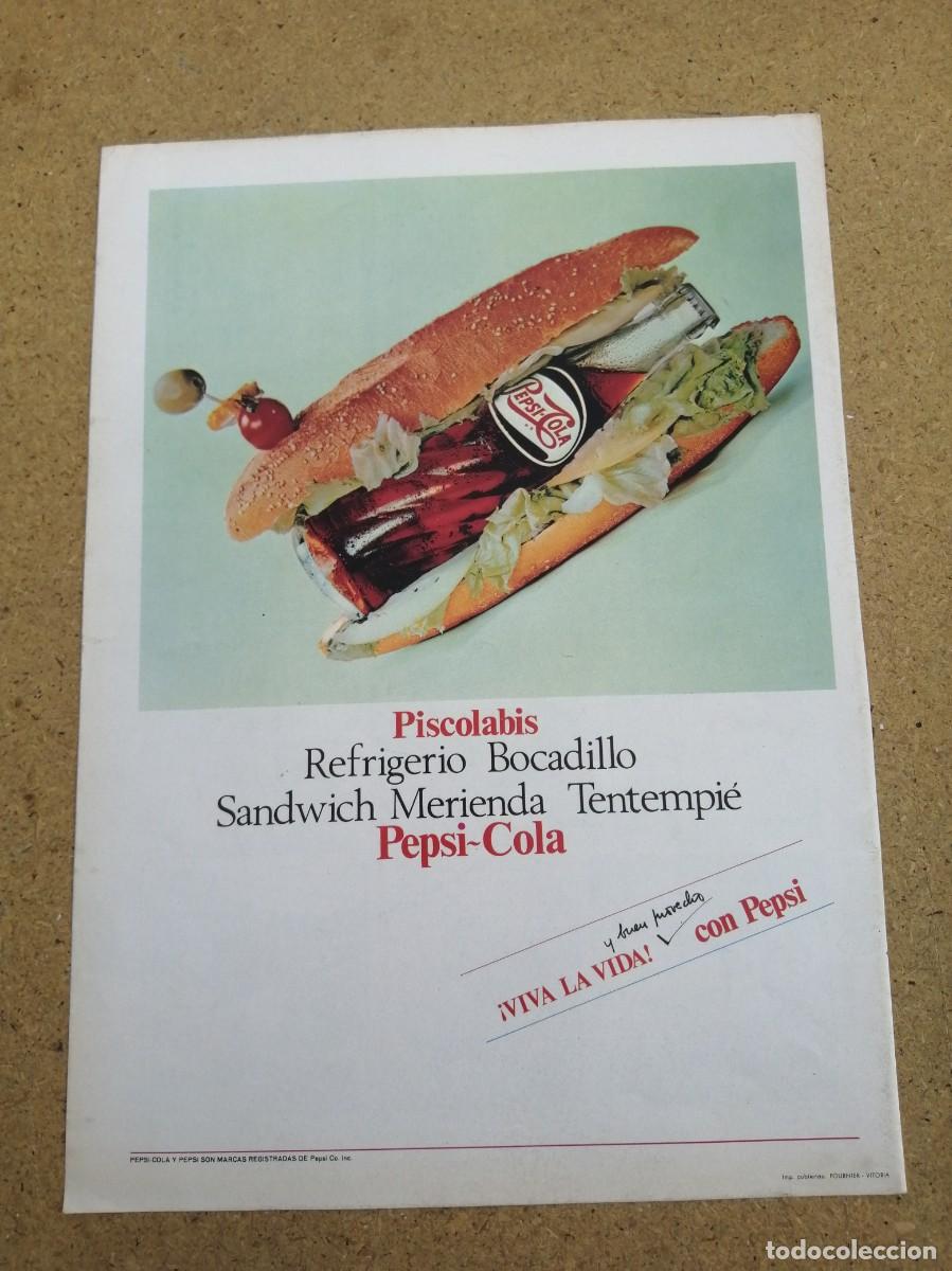 Otros art&iacute;culos de coleccionismo en papel: ANUNCIO. PEPSI COLA.