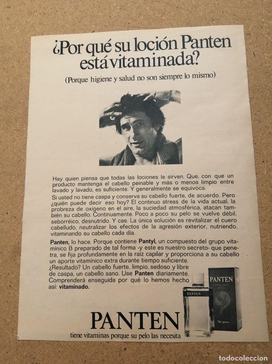 Otros art&iacute;culos de coleccionismo en papel: ANUNCIO. PANTEN ANTI CAIDA DEL CABELLO