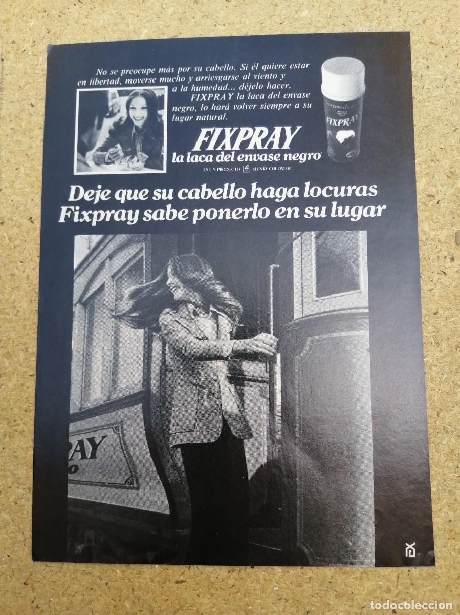 Otros art&iacute;culos de coleccionismo en papel: ANUNCIO. LACA FIXPRAY