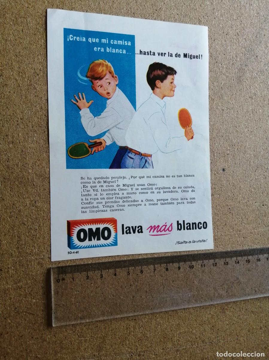 Otros art&iacute;culos de coleccionismo en papel: ANUNCIO. DETERGENTE OMO - Foto 2