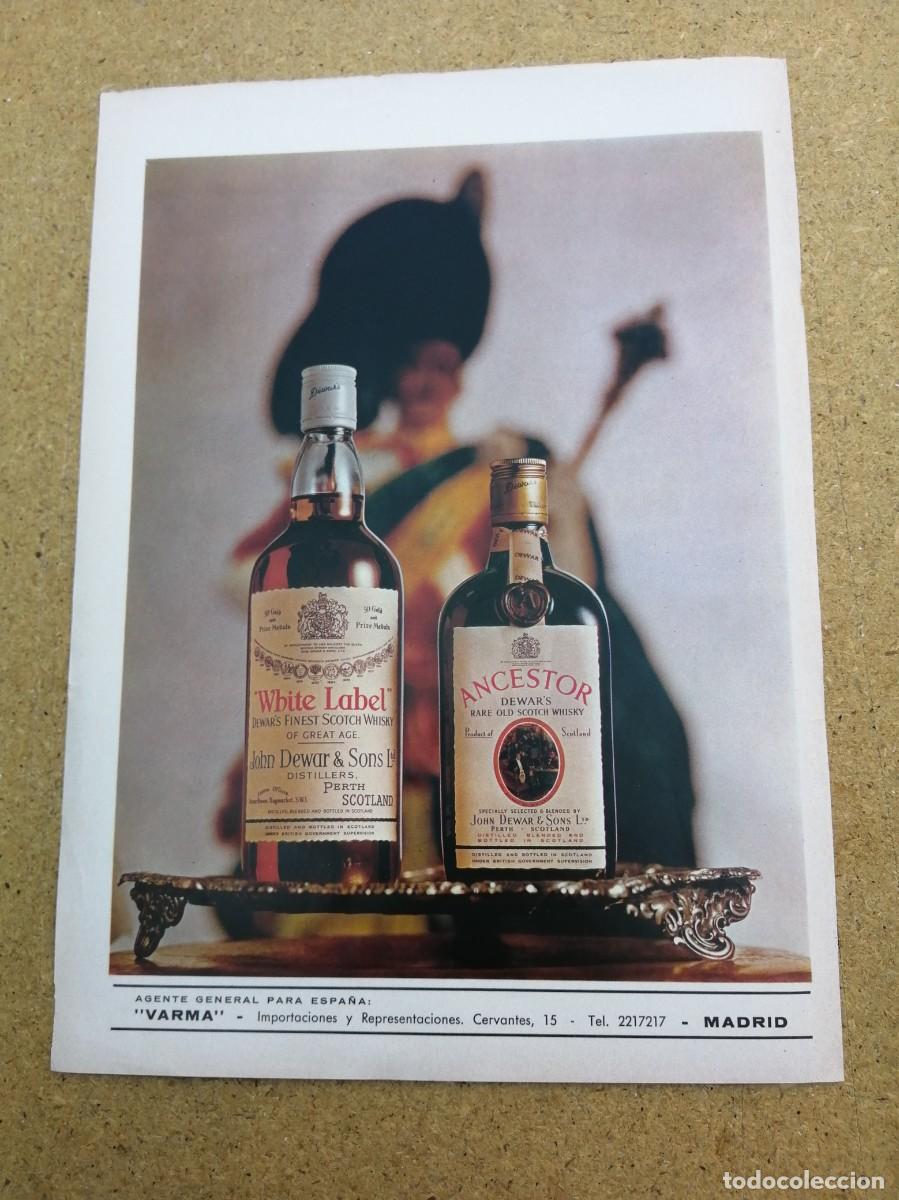 Otros art&iacute;culos de coleccionismo en papel: ANUNCIO. WHISKY ANCESTOR