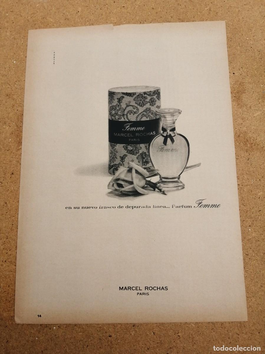 Collectionnisme Papier divers: ANUNCIO. PARFUM FEMME, DE ROCHAS