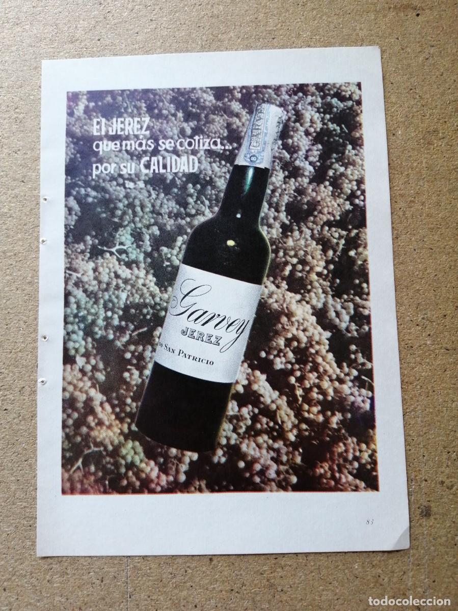 Collectionnisme Papier divers: ANUNCIO. JEREZ FINO SAN PATRICIO, GARVEY