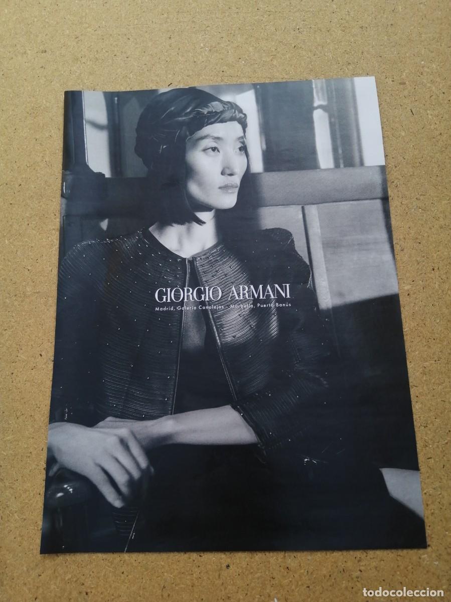 Otros art&iacute;culos de coleccionismo en papel: ANUNCIO. GIORGIO ARMANI