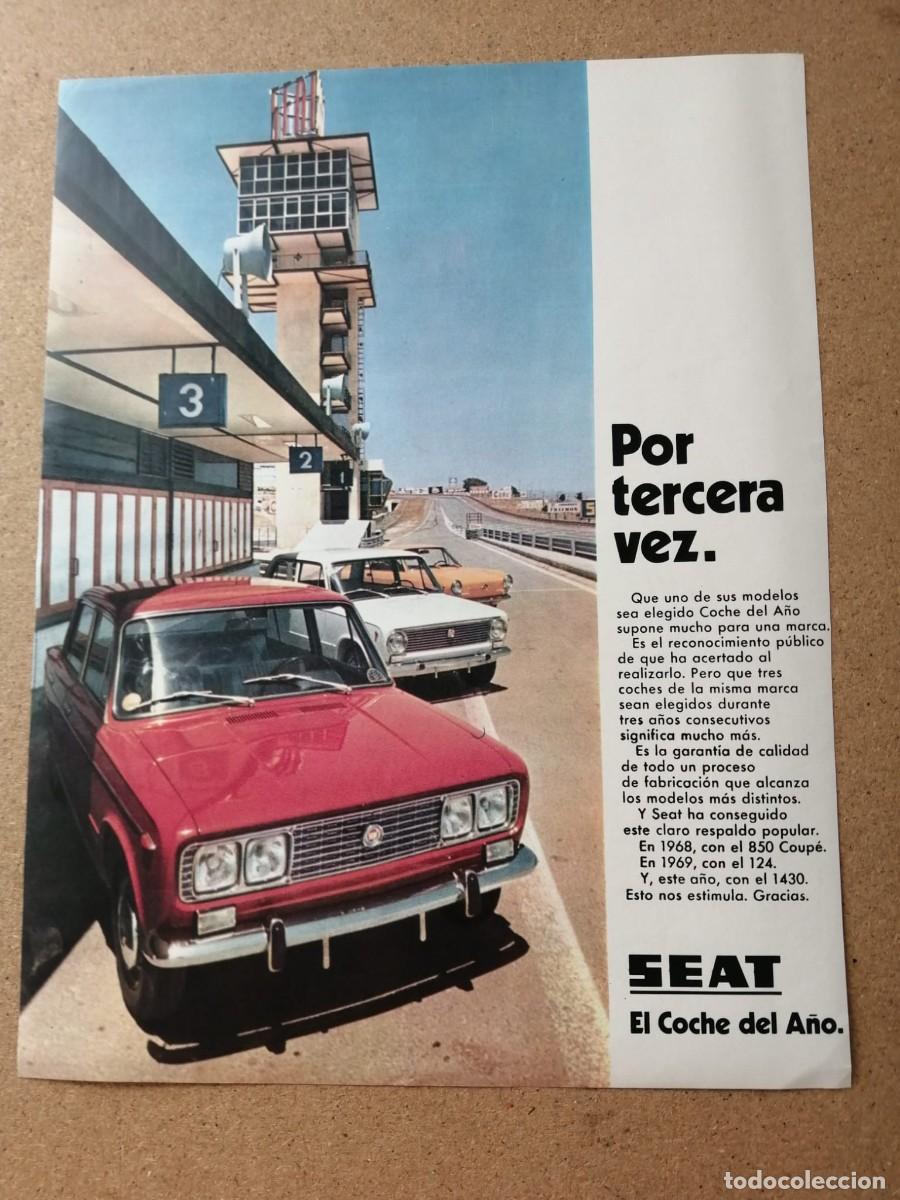 Collectionnisme Papier divers: ANUNCIO. POR TERCERA VEZ, SEAT 1430