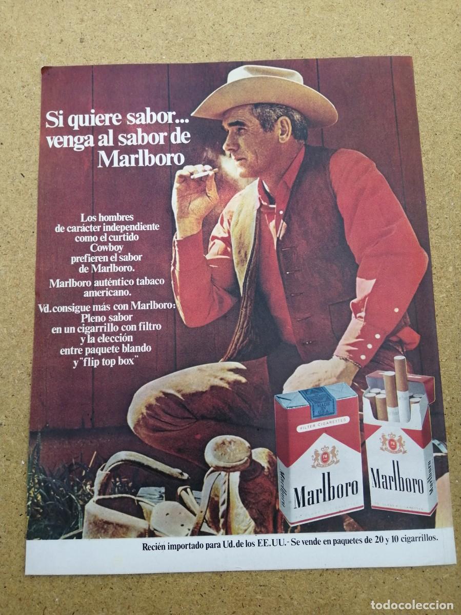 Collectionnisme Papier divers: ANUNCIO. MARLBORO...