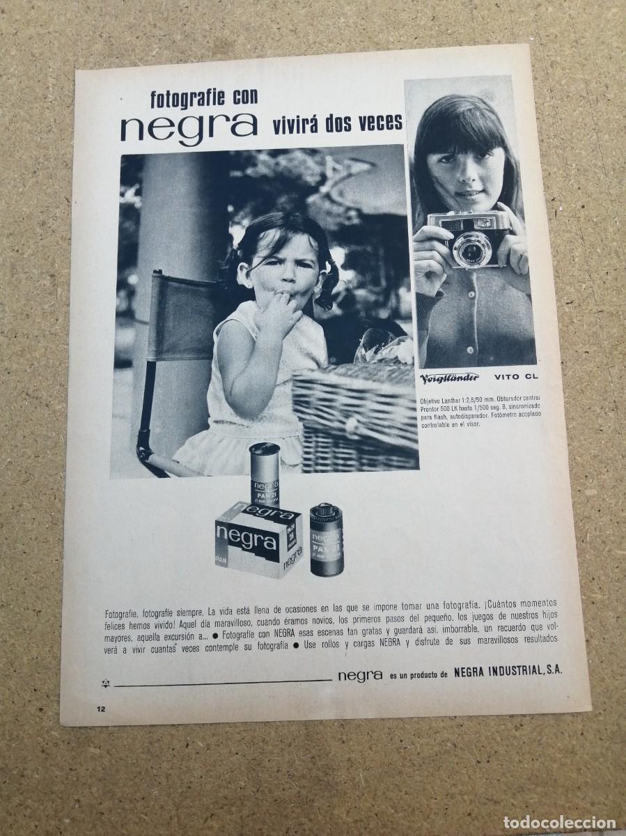 Collectionnisme Papier divers: ANUNCIO. CARRETES FOTOGRAFICOS NEGRA