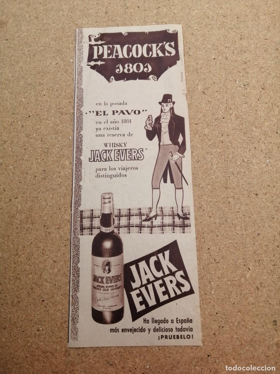 Collectionnisme Papier divers: ANUNCIO. WHISKY JACK EVERS