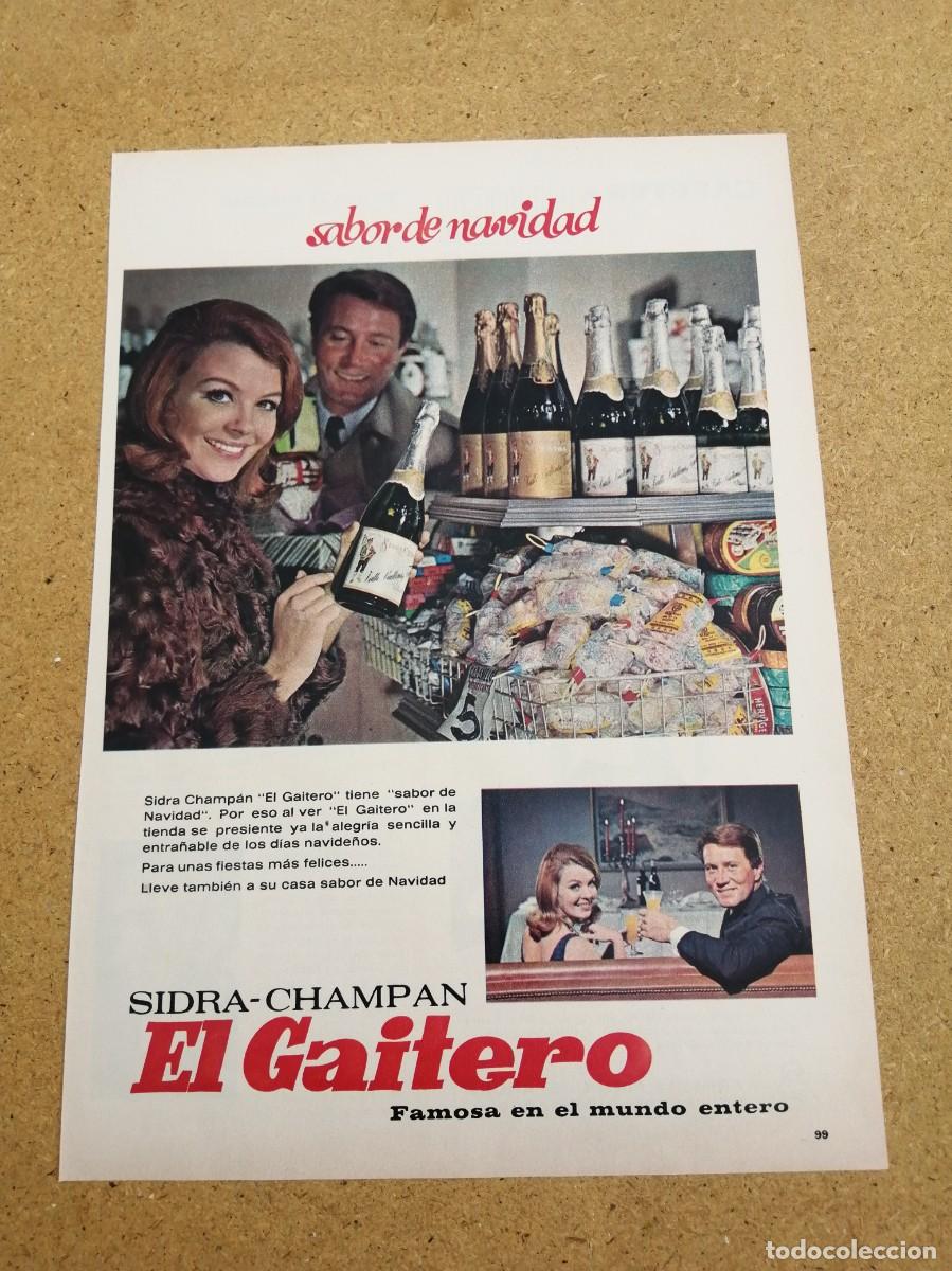 Otros art&iacute;culos de coleccionismo en papel: ANUNCIO. SIDRA EL GAITERO