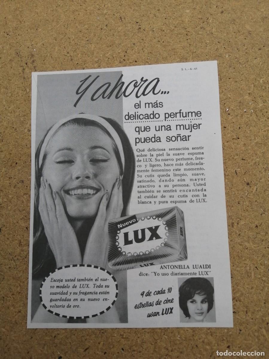 Otros art&iacute;culos de coleccionismo en papel: ANUNCIO. JABON LUX (ANTONELLA LUALDI)