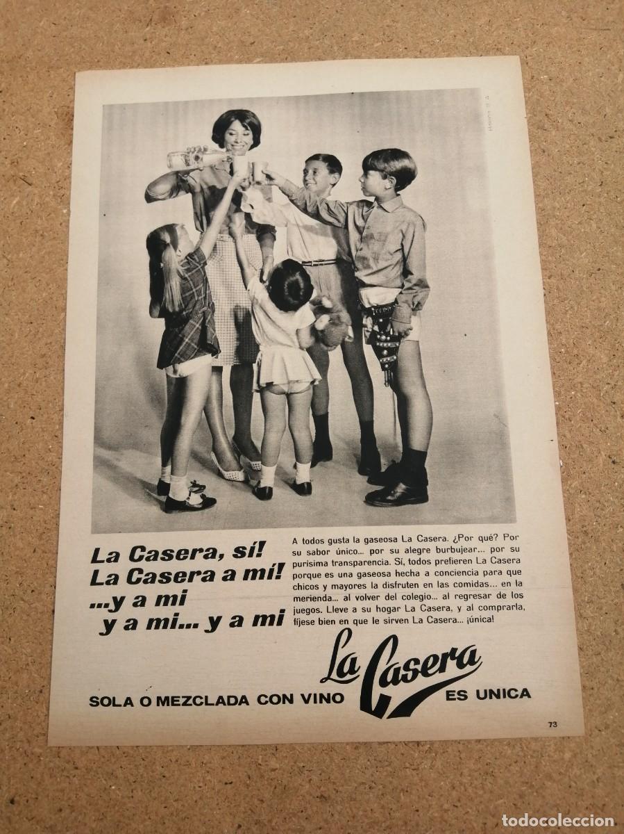 Otros art&iacute;culos de coleccionismo en papel: ANUNCIO. GASEOSA LA CASERA