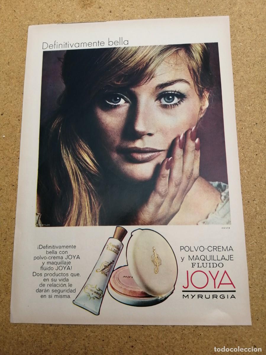 Otros art&iacute;culos de coleccionismo en papel: ANUNCIO. POLVO CREMA JOYA, DE MYRURGIA