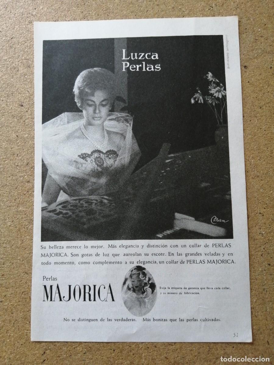 Otros art&iacute;culos de coleccionismo en papel: ANUNCIO. PERLAS MAJORICA