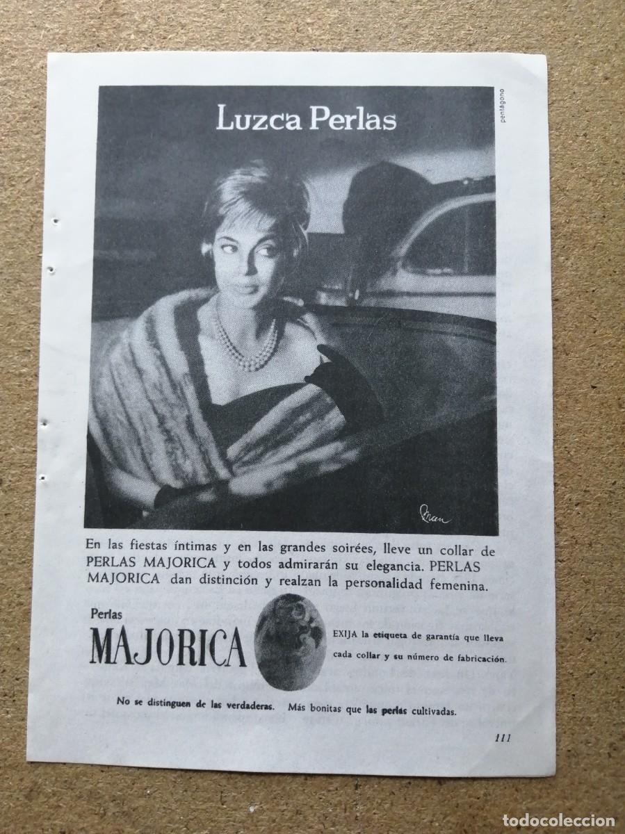 Otros art&iacute;culos de coleccionismo en papel: ANUNCIO. PERLAS MAJORICA