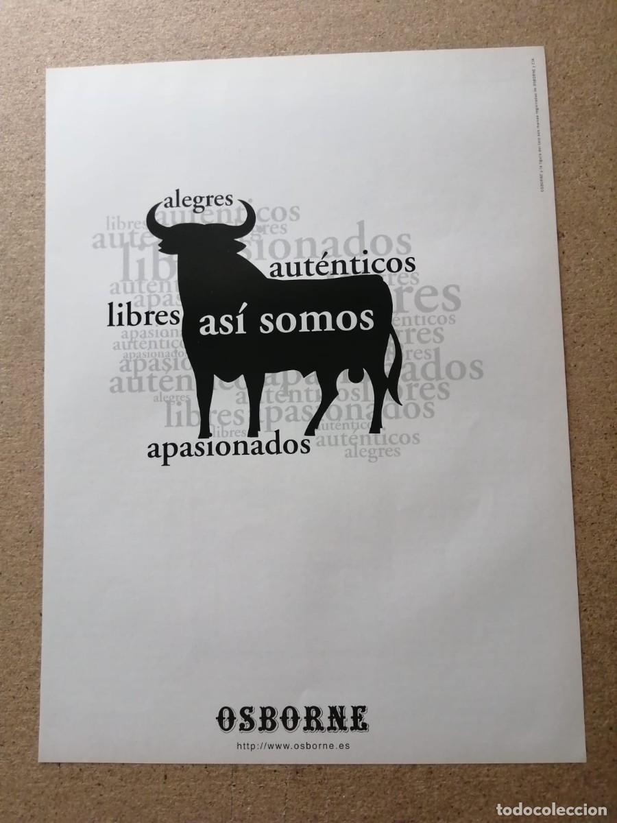 Otros art&iacute;culos de coleccionismo en papel: ANUNCIO. BODEGAS OSBORNE