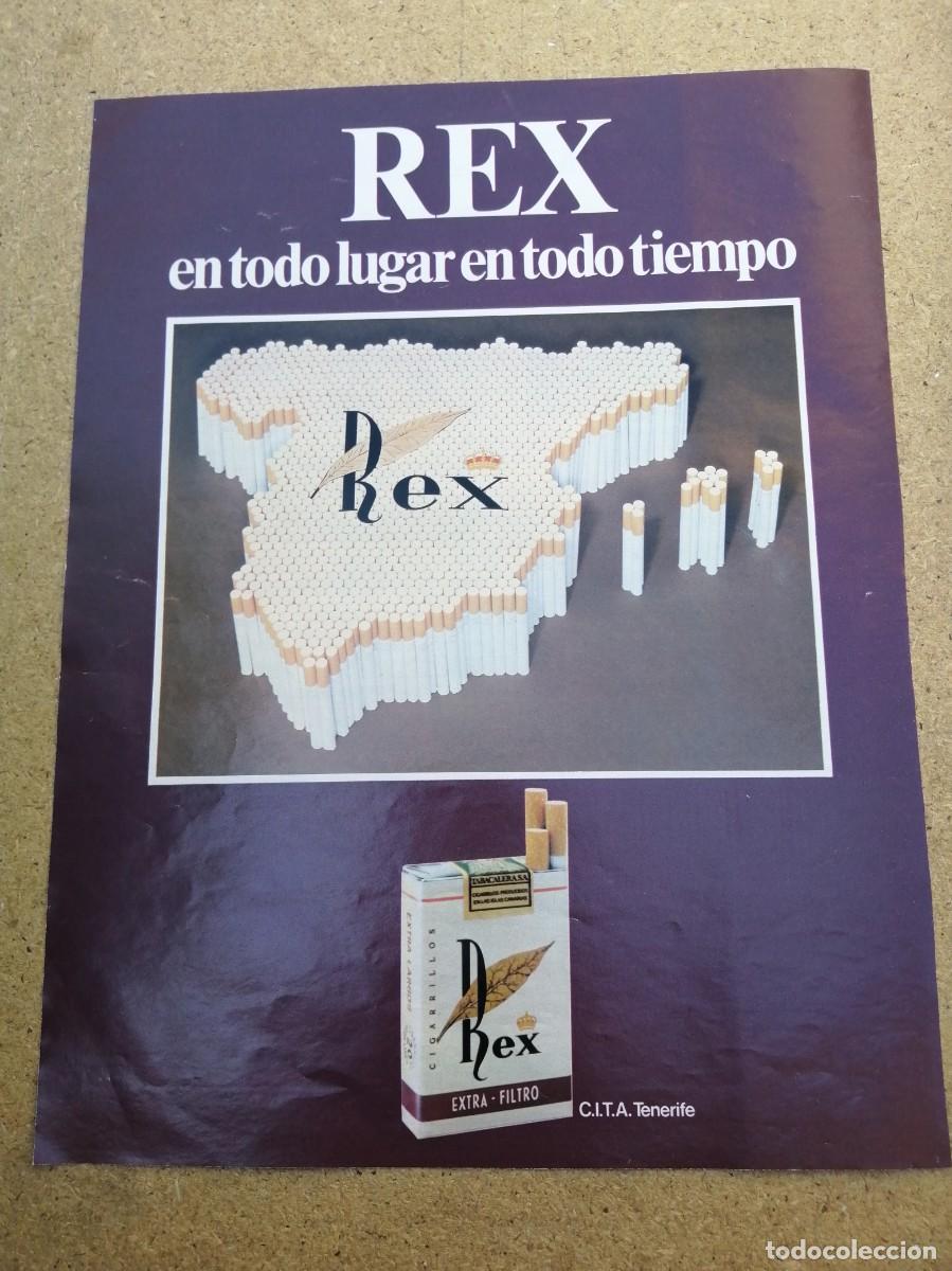 Otros art&iacute;culos de coleccionismo en papel: ANUNCIO. CIGARRILLOS REX - Foto 1