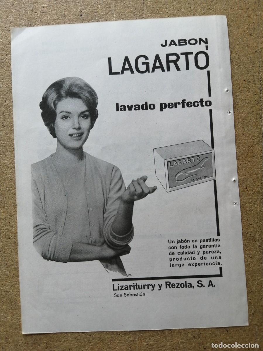 Otros art&iacute;culos de coleccionismo en papel: ANUNCIO. JABON LAGARTO