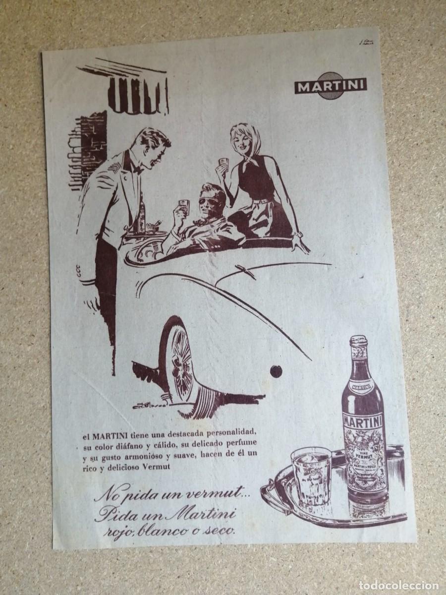 Otros art&iacute;culos de coleccionismo en papel: ANUNCIO. VERMUT MARTINI
