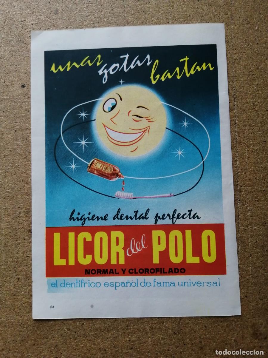 Otros art&iacute;culos de coleccionismo en papel: ANUNCIO. LICOR DEL POLO