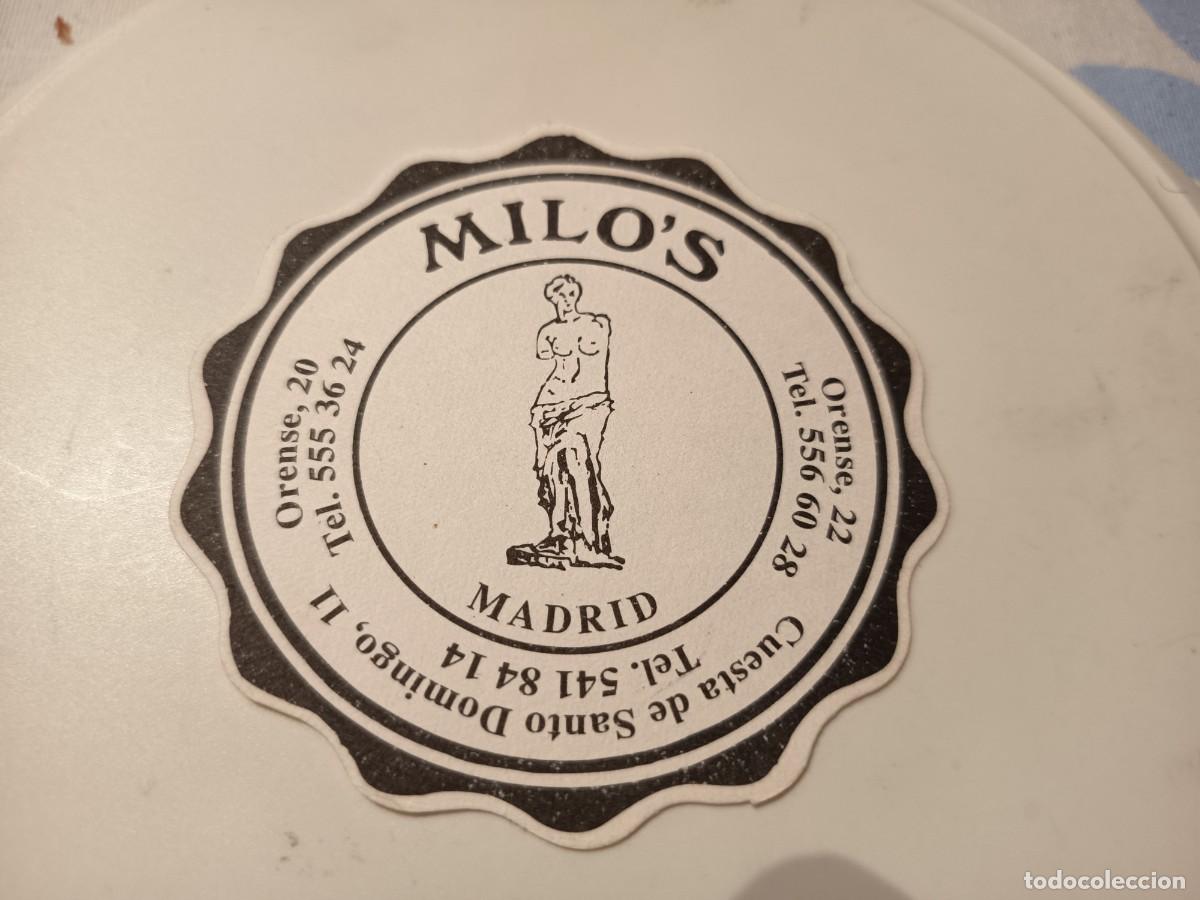 Otros art&iacute;culos de coleccionismo en papel: POSAVASOS PUB MILO'S-MADRID