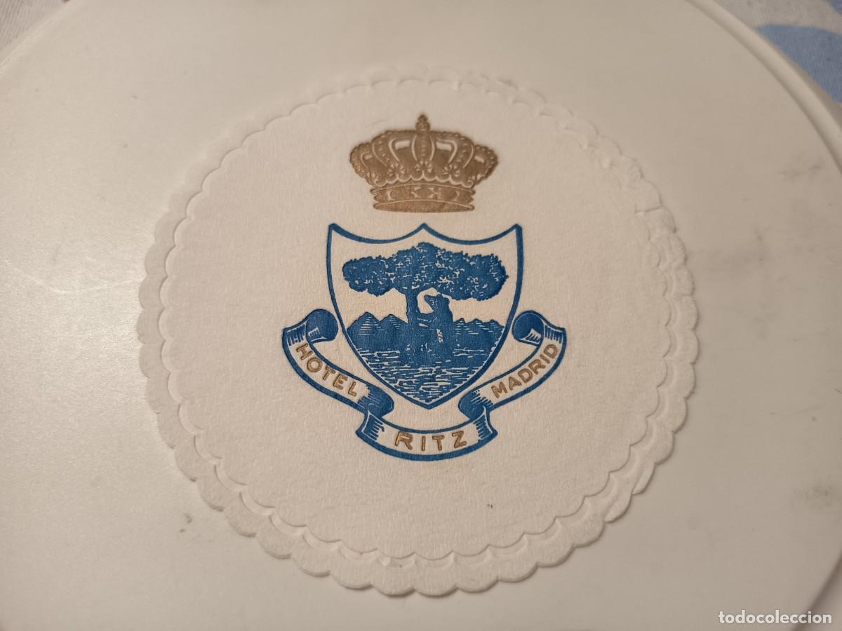 Altri oggetti di carta: POSAVASOS HOTEL RITZ-MADRID
