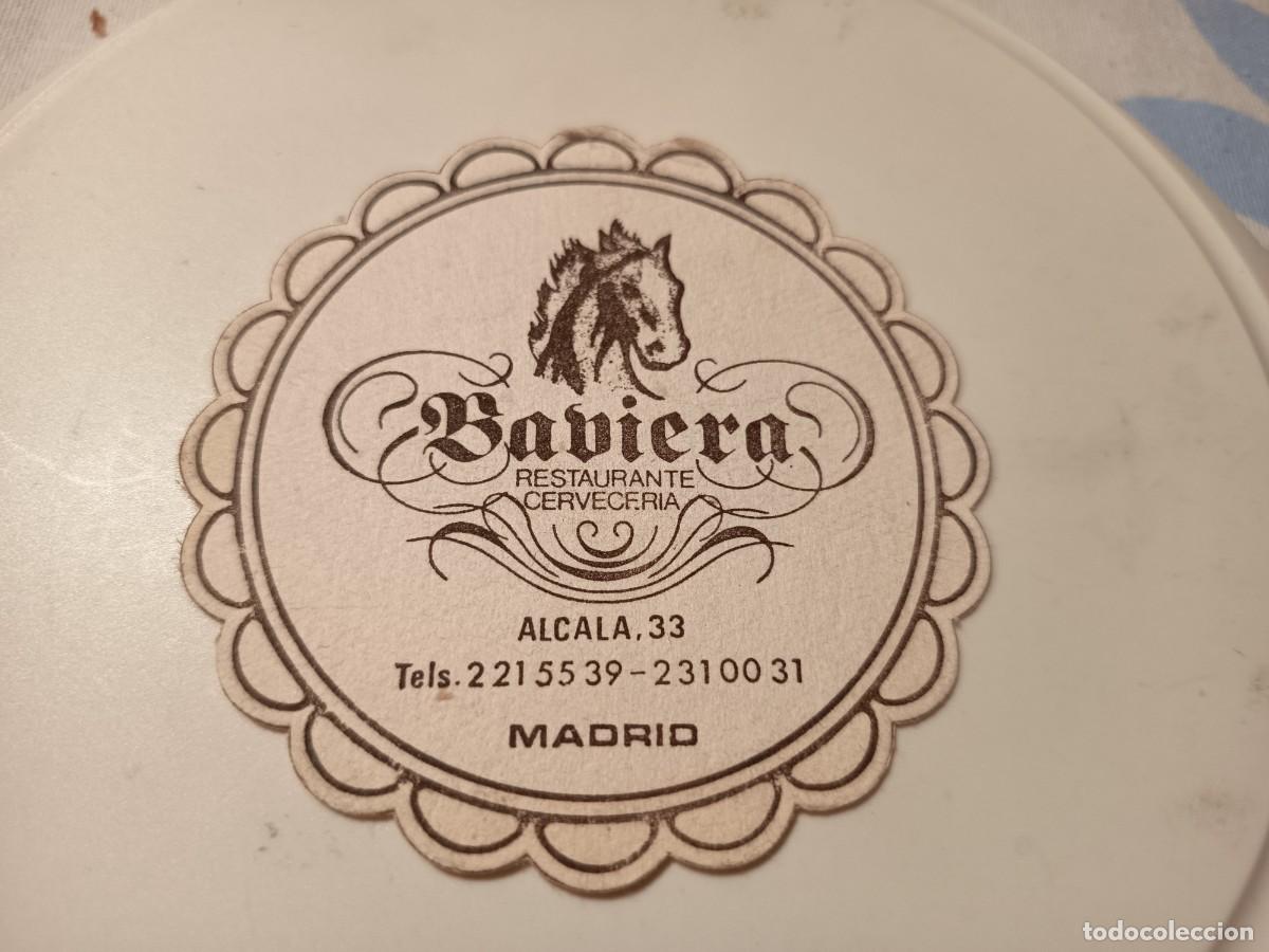 Sammelleidenschaft Andere Papierartikel: POSAVASOS RESTAURANTE BAVIERA-MADRID