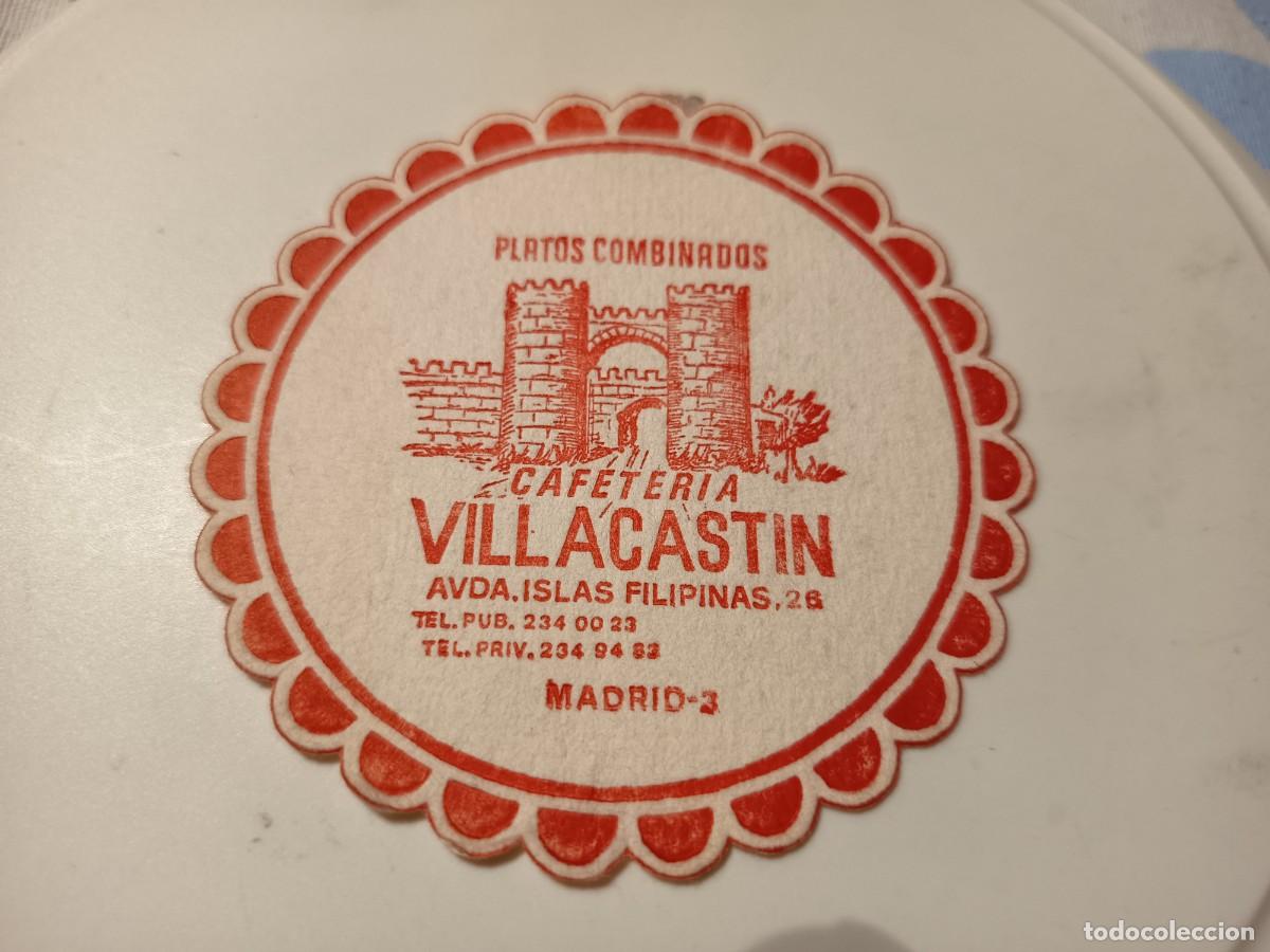 Otros art&iacute;culos de coleccionismo en papel: POSAVASOS CAFETERIA VILLACASTIN-MADRID