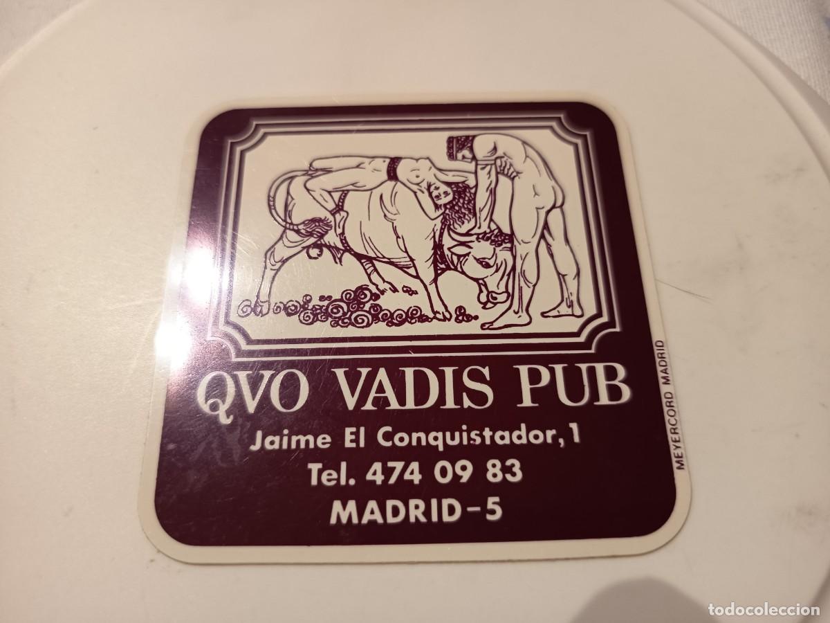 Otros art&iacute;culos de coleccionismo en papel: POSAVASOS PUB QVO VADIS-MADRID