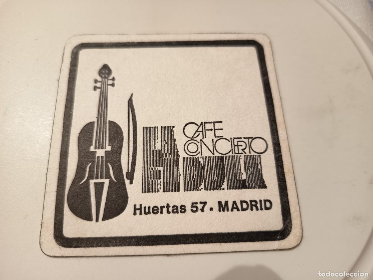 Otros art&iacute;culos de coleccionismo en papel: POSAVASOS CAFE CONCIERTO LA FEDULA-MADRID