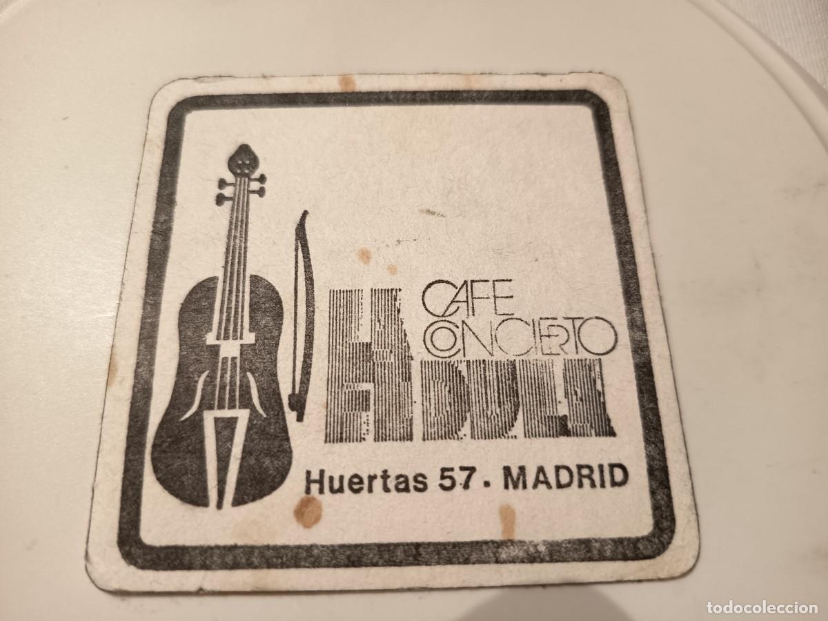 Otros art&iacute;culos de coleccionismo en papel: POSAVASOS CAFE CONCIERTO LA FEDULA-MADRID