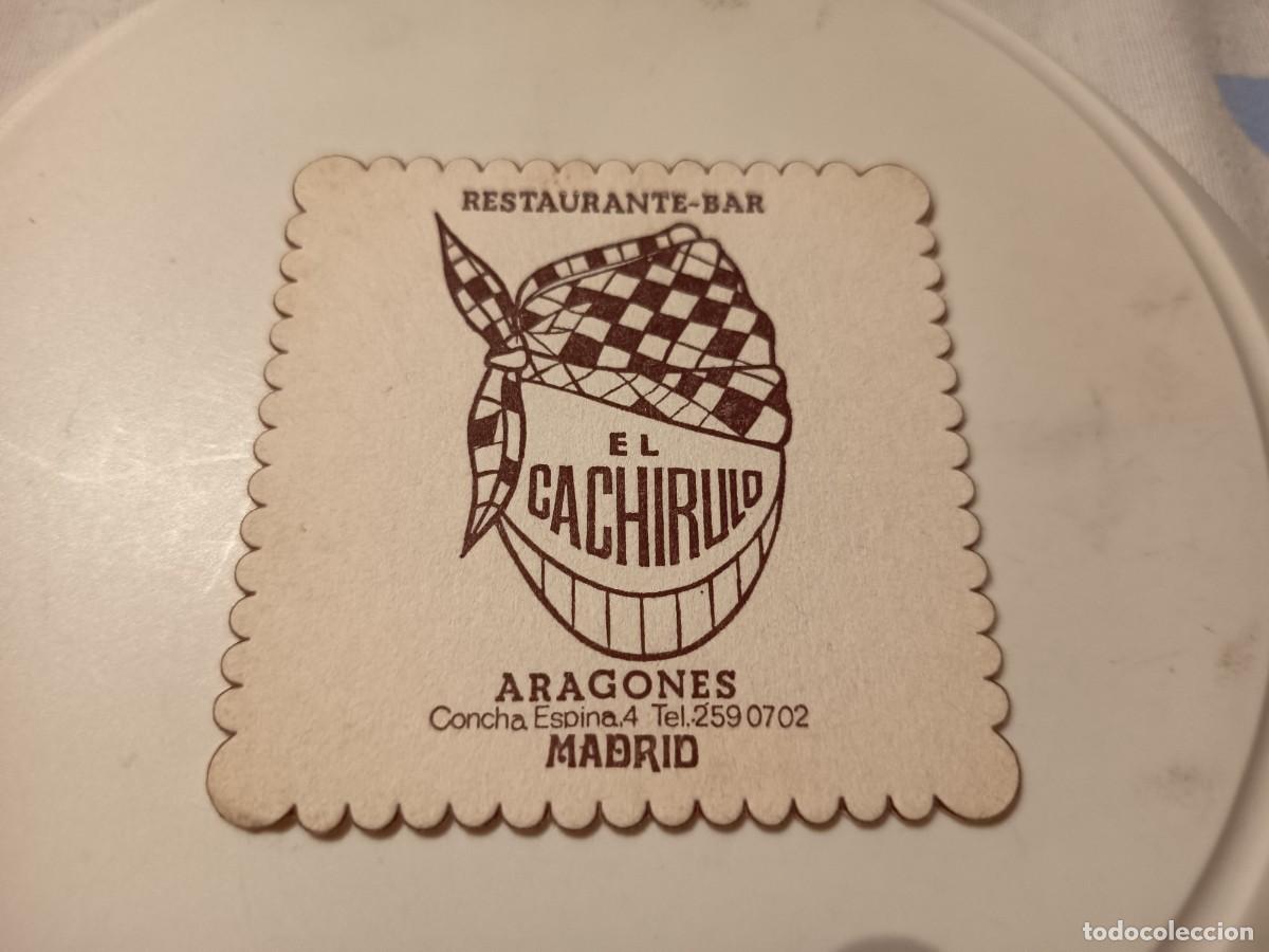 Sammelleidenschaft Andere Papierartikel: POSAVASOS RESTAURANTE EL CACHIRULO-MADRID