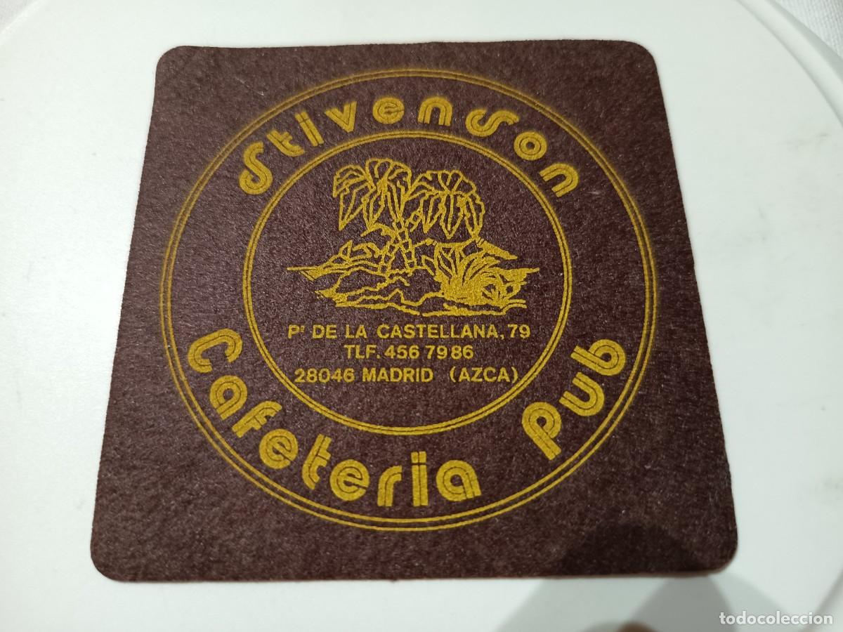 Otros art&iacute;culos de coleccionismo en papel: POSAVASOS PUB STIVENSON-MADRID